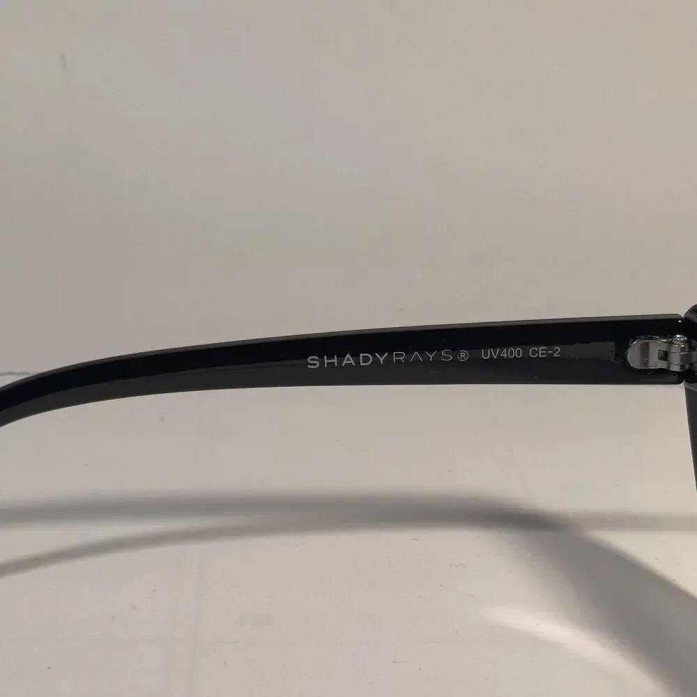 Shady‎ Rays Polarized Sunglasses UV400 CE-2 Black *Read Description.